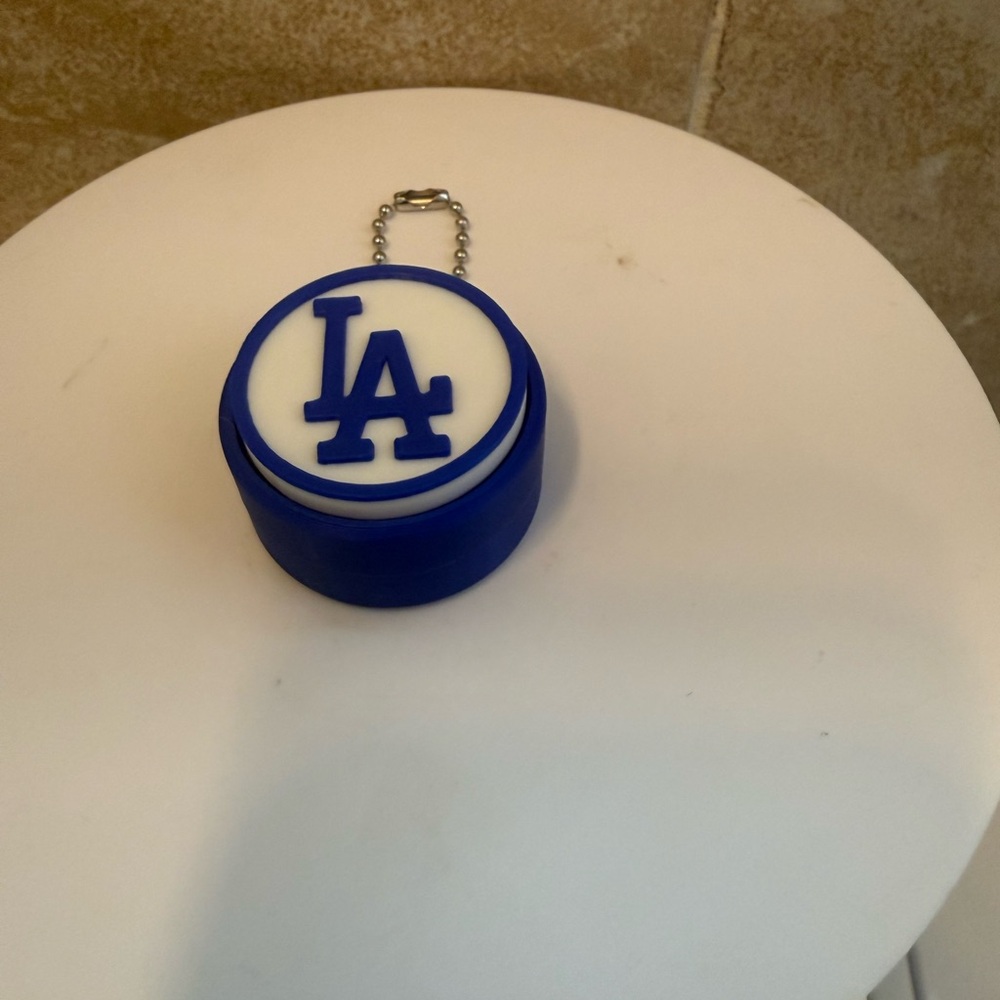 Los Angeles Dodgers Blue Silicone Keychain ContainerClicker
Set of 2